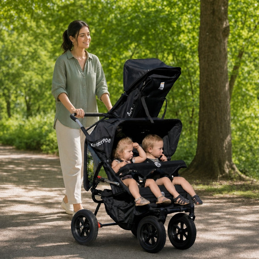 Multi Seat Stroller For Three (Recliner Baby Seat)