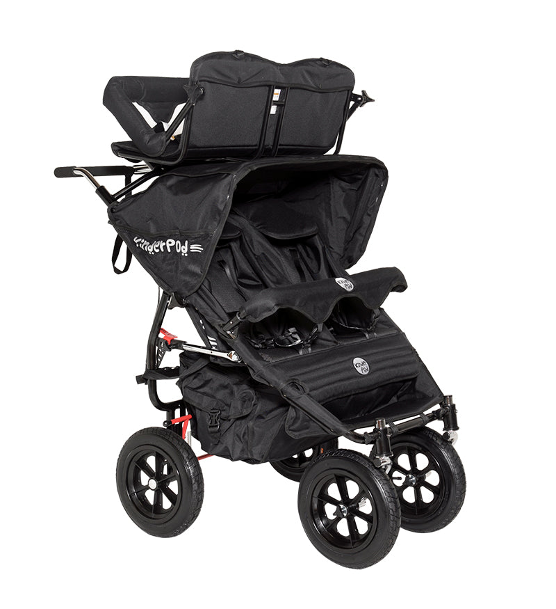 Multi Seat Stroller For Four (With double toddler seat) – KinderPod
