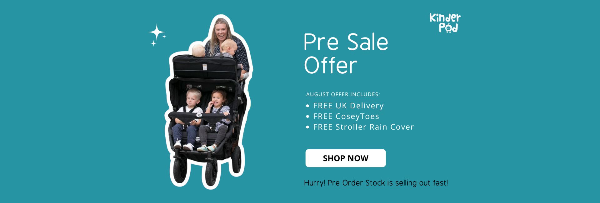 Kinderpod Multi-Seat Baby Stroller | Buggies & Prams | Kinderpod ...