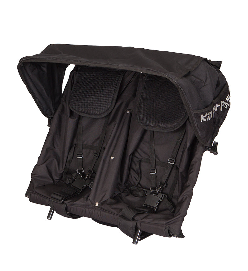 Double Seat Stroller - Double Recliner Baby Seat