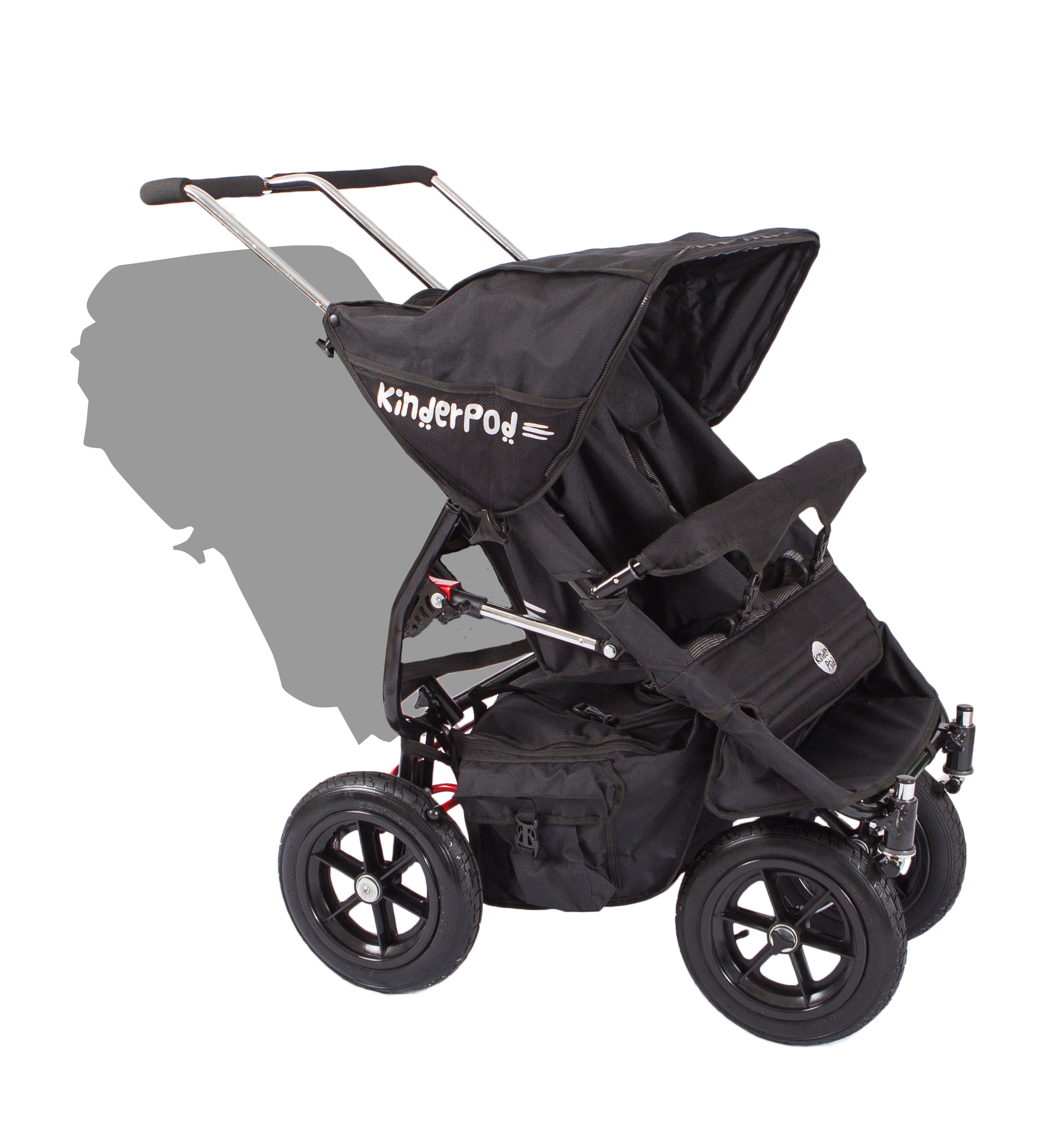 Double Seat Stroller Double Recliner Baby Seat KinderPod